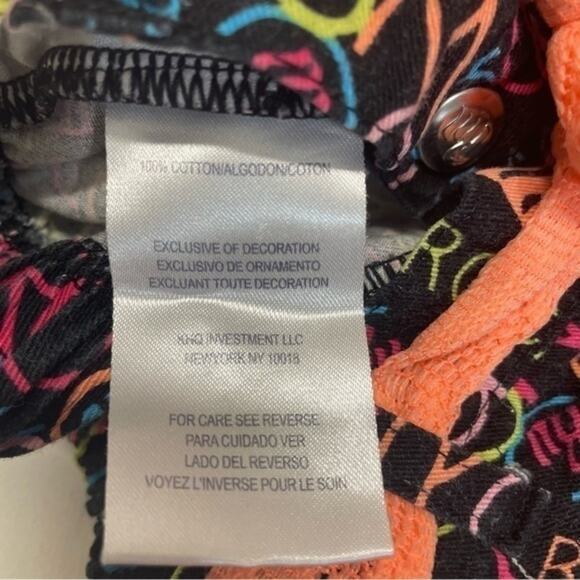 Rocawear Neon Printed Shorts Bloomers Size 12 Months Y2K - Picture 5 of 7